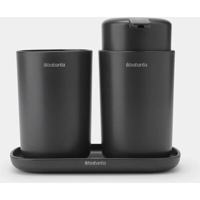 Brabantia - ReNew Collection Bathroom Accessories Set - Grey Brabantia - ReNew Collection Bathroom Accessories Set - Grey