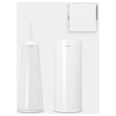 Brabantia ReNew badrumstillbehörssats - Vit Brabantia ReNew badrumstillbehörssats - Vit