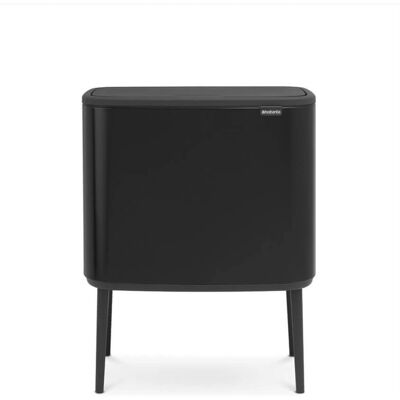 Brabantia Bo Touch Bin 23 L & 11 L - Matt Black Brabantia Bo Touch Bin 23 L & 11 L - Matt Black