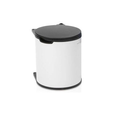 Brabantia 428081 Poubelle - Gain de place, 15L, Noir/Blanc - Publicité Brabantia 428081 Poubelle - Gain de place, 15L, Noir/Blanc - Publicité