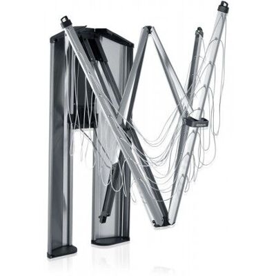 Séchoir mural en acier inoxydable Wallfix Brabantia - 24 m Séchoir mural en acier inoxydable Wallfix Brabantia - 24 m