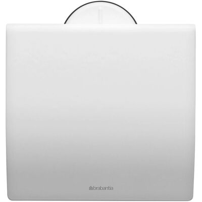 Brabantia 483387 Soporte de papel higiénico de pared - Acero inoxidable, blanco Brabantia 483387 Soporte de papel higiénico de pared - Acero inoxidable, blanco