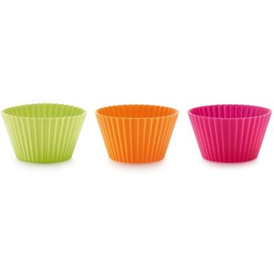 Lékué 880322 bakvorm - Set van 12 siliconen muffinvormpjes Lékué 880322 bakvorm - Set van 12 siliconen muffinvormpjes