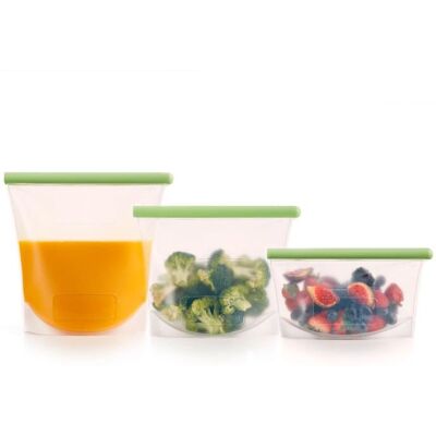 Lékué 881909 Contenedor de alimentos - Bolsas de silicona reutilizables Lékué 881909 Contenedor de alimentos - Bolsas de silicona reutilizables