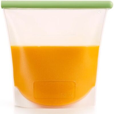Lékué 1500 ml Sac en silicone réutilisable - Rangement alimentaire Lékué 1500 ml Sac en silicone réutilisable - Rangement alimentaire