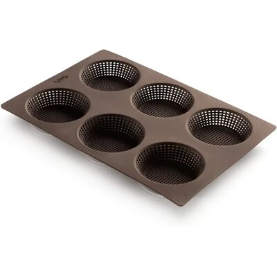 Lékué Silicone Bread Roll Mould - 6 Cup Bread Mold Lékué Silicone Bread Roll Mould - 6 Cup Bread Mold