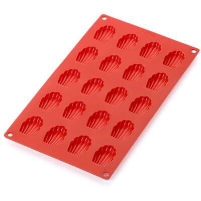 Lekue Gourmet Stampo per Madeleines mini rot - baking mould Lekue Gourmet Stampo per Madeleines mini rot - baking mould