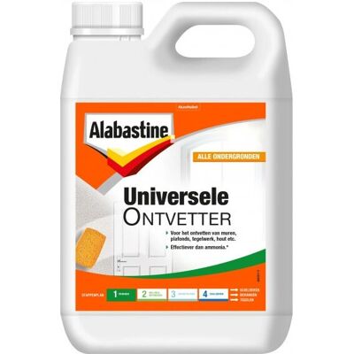 Alabastine Universele Ontvetter 2,5L - Reiniger Alabastine Universele Ontvetter 2,5L - Reiniger