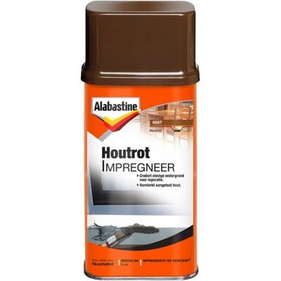 Alabastine Houtrotimpregneer 0,25L - Houtrotbescherming Alabastine Houtrotimpregneer 0,25L - Houtrotbescherming