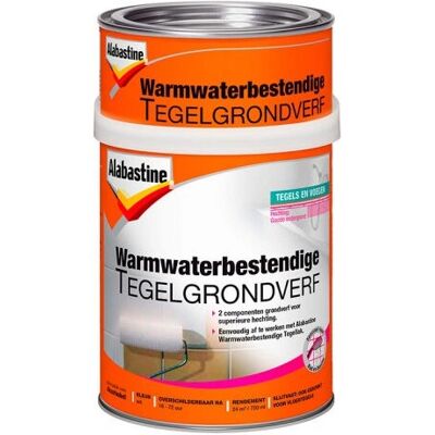 Alabastine - Warmwaterbestendige tegelgrondverf - primer Alabastine - Warmwaterbestendige tegelgrondverf - primer