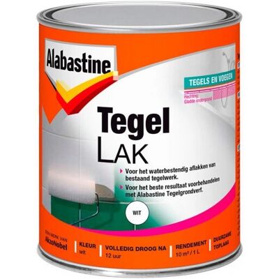 Alabastine Tegellak Wit - Vloerverf Alabastine Tegellak Wit - Vloerverf