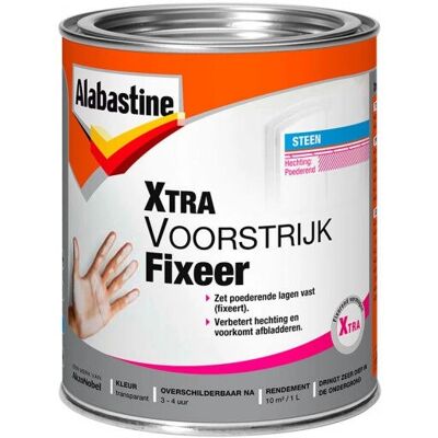 Alabastine Xtra voorstrijk fixeer 1L - Primer/Fixer Alabastine Xtra voorstrijk fixeer 1L - Primer/Fixer