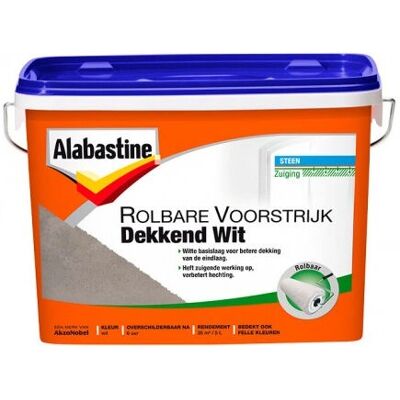 Alabastine Witte Primer 5L - Binnenmuur & Plafond Alabastine Witte Primer 5L - Binnenmuur & Plafond