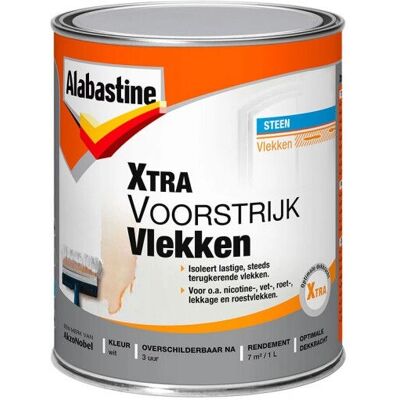 Alabastine Xtra voorstrijk vlekken - Wit - 1L Alabastine Xtra voorstrijk vlekken - Wit - 1L