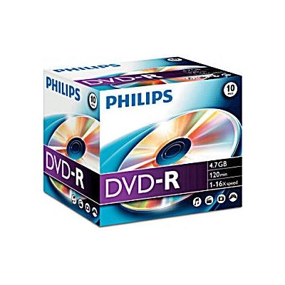 Philips 8710895887212 - 4,7 GB DVD+R 10 pçs - DVD Philips 8710895887212 - 4,7 GB DVD+R 10 pçs - DVD