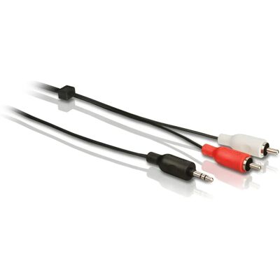 Philips Stereo Y Kabel 3m - 3,5mm & RCA - Beschichteter Kupfer Philips Stereo Y Kabel 3m - 3,5mm & RCA - Beschichteter Kupfer