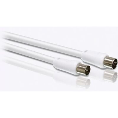 Philips SWV2516W/10 Kupfer Koaxialkabel 1,5 m Weiß - Koaxialkabel Philips SWV2516W/10 Kupfer Koaxialkabel 1,5 m Weiß - Koaxialkabel