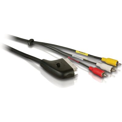 Adaptér video kabel Philips SWV2255W/10 - 1,5m Černá Adaptér video kabel Philips SWV2255W/10 - 1,5m Černá