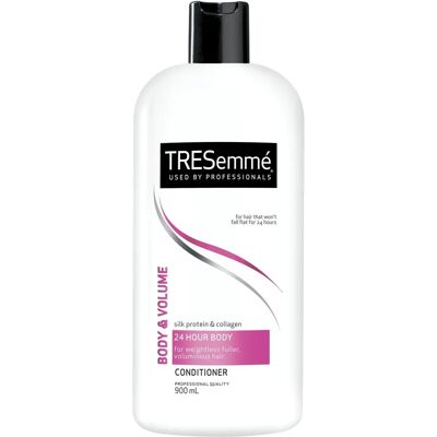 Après-shampoing volume et corps TRESemmé 24 heures - Cheveux fins et plats - Publicité Après-shampoing volume et corps TRESemmé 24 heures - Cheveux fins et plats - Publicité
