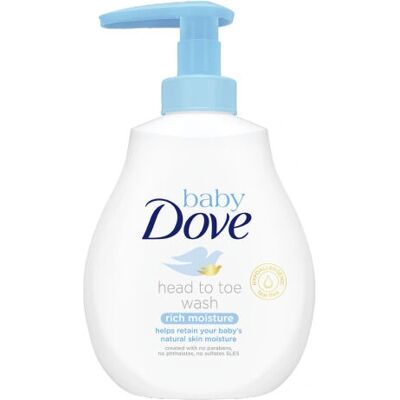 Dove - Rich Moisture Head to Toe - Shower Gel Dove - Rich Moisture Head to Toe - Shower Gel
