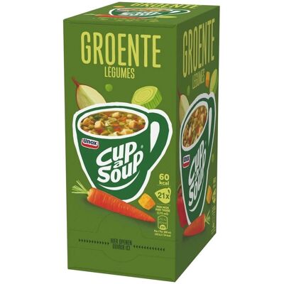 Unox Cup-a-Soup Légumes - 21 sachets - Publicité Unox Cup-a-Soup Légumes - 21 sachets - Publicité