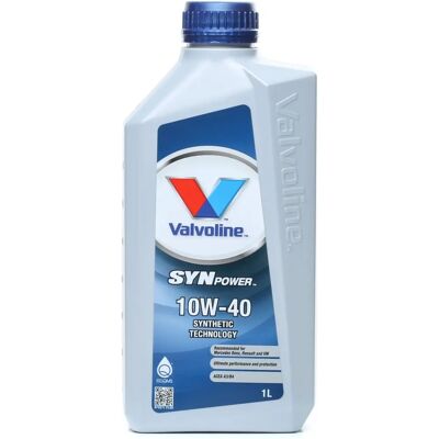 Valvoline Valvoline Huile moteur SynPower 10W-40 - Huile moteur - Publicité Valvoline Valvoline Huile moteur SynPower 10W-40 - Huile moteur - Publicité