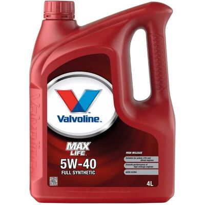 Valvoline Maxlife 5W-40 Motoröl - Für Hochkilometer-Motoren Valvoline Maxlife 5W-40 Motoröl - Für Hochkilometer-Motoren