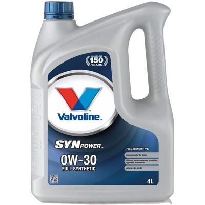 Valvoline Synpower FE 0W-30 Motorolie - 4L Valvoline Synpower FE 0W-30 Motorolie - 4L