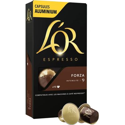 Cápsulas de Café Forza 9 L'Or - Compatibles con Nespresso Cápsulas de Café Forza 9 L'Or - Compatibles con Nespresso