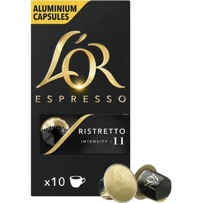 Cápsulas de Café Ristretto L'Or - 10 uds Cápsulas de Café Ristretto L'Or - 10 uds