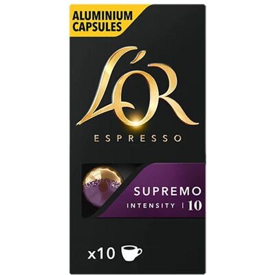 L'OR Espresso Supremo Kaffekapsler - Krydrede, 50 stk L'OR Espresso Supremo Kaffekapsler - Krydrede, 50 stk