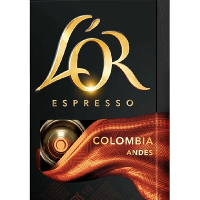 L'OR Espresso Pure Origins Colombia Kapsler - 10 Port L'OR Espresso Pure Origins Colombia Kapsler - 10 Port