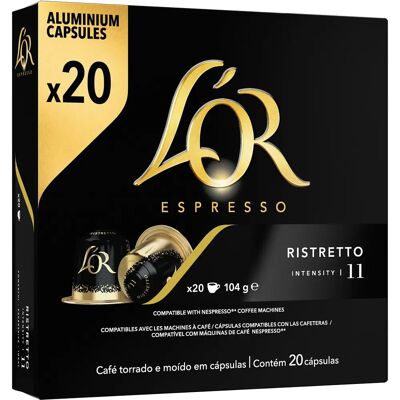 L'OR Ristretto XL κάψουλες Nespresso (20 τεμ.) L'OR Ristretto XL κάψουλες Nespresso (20 τεμ.)
