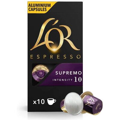 L'Or L'Or Espresso Supremo Capsules de Café - 100 Capsules - Publicité L'Or L'Or Espresso Supremo Capsules de Café - 100 Capsules - Publicité
