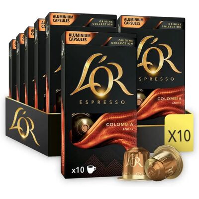 L'OR - Origins Colombia Intensity 8 - Coffee pods L'OR - Origins Colombia Intensity 8 - Coffee pods