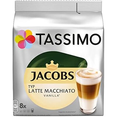 Jacobs Latte Macchiato Vanille - 16 Capsules - Publicité Jacobs Latte Macchiato Vanille - 16 Capsules - Publicité