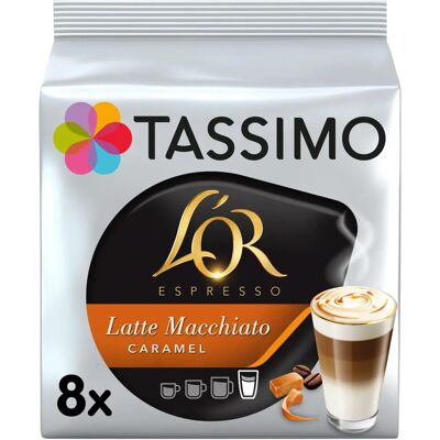 Tassimo L'OR Latte Macchiato Caramel 16 T-Discs Tassimo L'OR Latte Macchiato Caramel 16 T-Discs