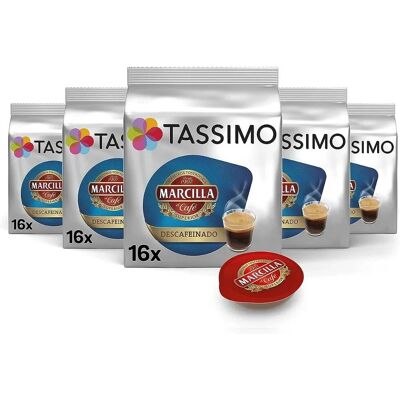 MARCILLA - Descafeinado Tassimo - 16x - Coffee capsules MARCILLA - Descafeinado Tassimo - 16x - Coffee capsules