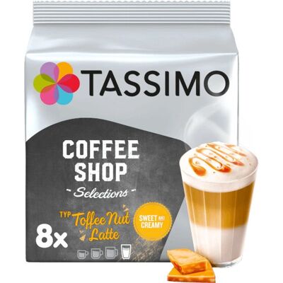 Jacobs Toffee Nut Latte Kaffeekapseln - 8/16 Stk Jacobs Toffee Nut Latte Kaffeekapseln - 8/16 Stk