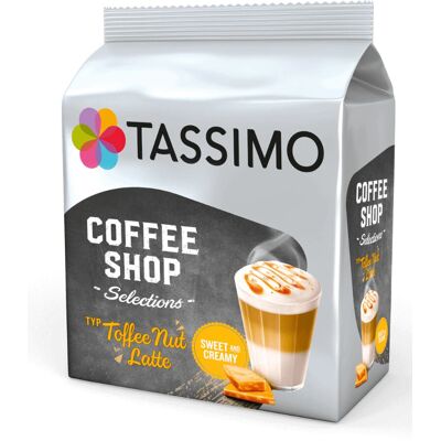 Tassimo Coffee Shop Selections Toffee Nut Latte (5x8 Port.) Tassimo Coffee Shop Selections Toffee Nut Latte (5x8 Port.)