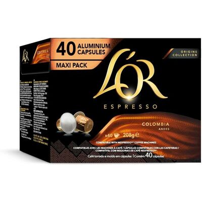 L'or Caffè Miscela ESPRESSO COLOMBIA - Καφές Arabica - Συμβατό με Nespresso L'or Caffè Miscela ESPRESSO COLOMBIA - Καφές Arabica - Συμβατό με Nespresso
