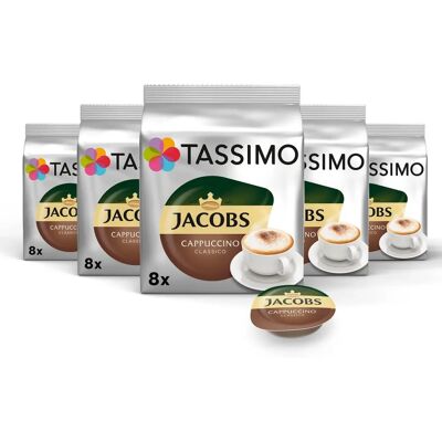 Jacobs Douwe Egberts Cappuccino Tassimo T Discs - Kaffeekapseln Jacobs Douwe Egberts Cappuccino Tassimo T Discs - Kaffeekapseln