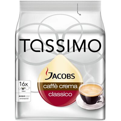 Jacobs Caffè Crema Classico - Κάψουλες καφέ Jacobs Caffè Crema Classico - Κάψουλες καφέ