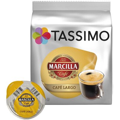 Tassimo Marcilla Café Largo 16 - Publicité Tassimo Marcilla Café Largo 16 - Publicité