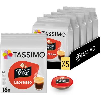 Jacobs - Tassimo Grand Mere Espresso - 80 capsules - Publicité Jacobs - Tassimo Grand Mere Espresso - 80 capsules - Publicité