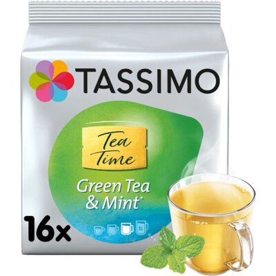 Twinings Tea Time Thé Vert & Menthe (16 pcs.) - Publicité Twinings Tea Time Thé Vert & Menthe (16 pcs.) - Publicité