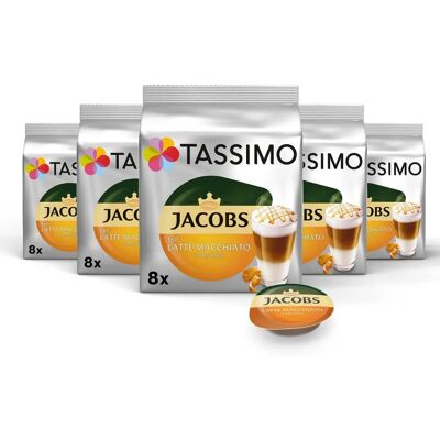 Capsules de Café Jacobs - Caramel Macchiato - 40 pcs - Publicité Capsules de Café Jacobs - Caramel Macchiato - 40 pcs - Publicité
