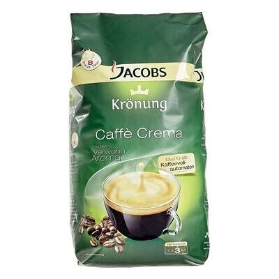Jacobs Krönung Caffè Crema - Reiches Aroma, Mittelroasted, 1kg Jacobs Krönung Caffè Crema - Reiches Aroma, Mittelroasted, 1kg