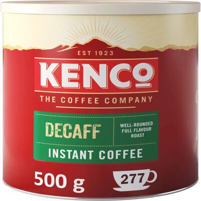 Kenco - Decaf Instant Coffee Tin - 6x500g - Tin - Instant coffee Kenco - Decaf Instant Coffee Tin - 6x500g - Tin - Instant coffee