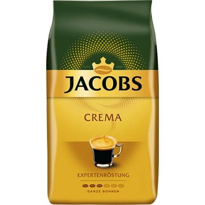 Jacobs Crema 1kg - Arabica & Robusta - Mitt Röstningsgrad - Kaffee Jacobs Crema 1kg - Arabica & Robusta - Mitt Röstningsgrad - Kaffee